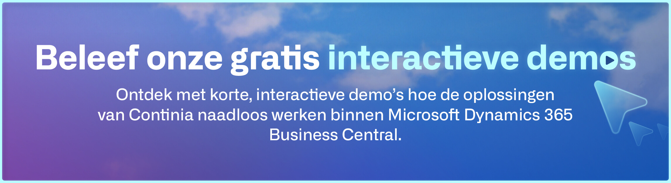 Continia interactieve demo's