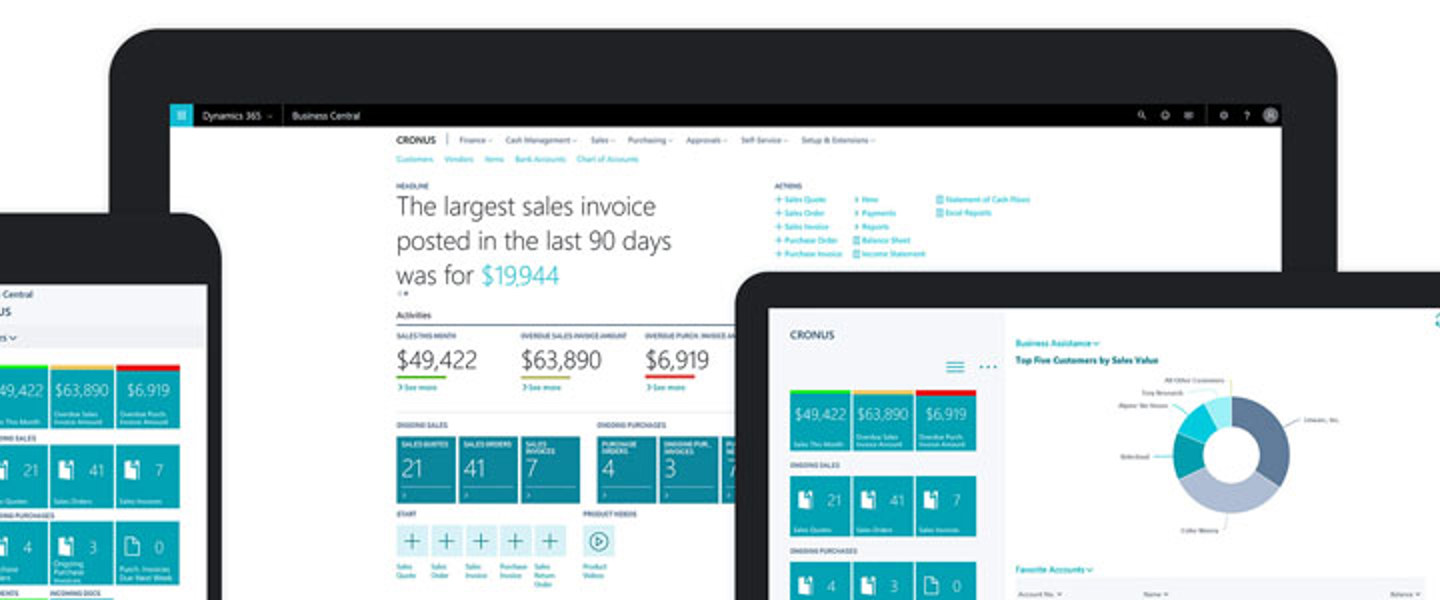 Continia har stort fokus på Microsoft Dynamics 365 Business Central